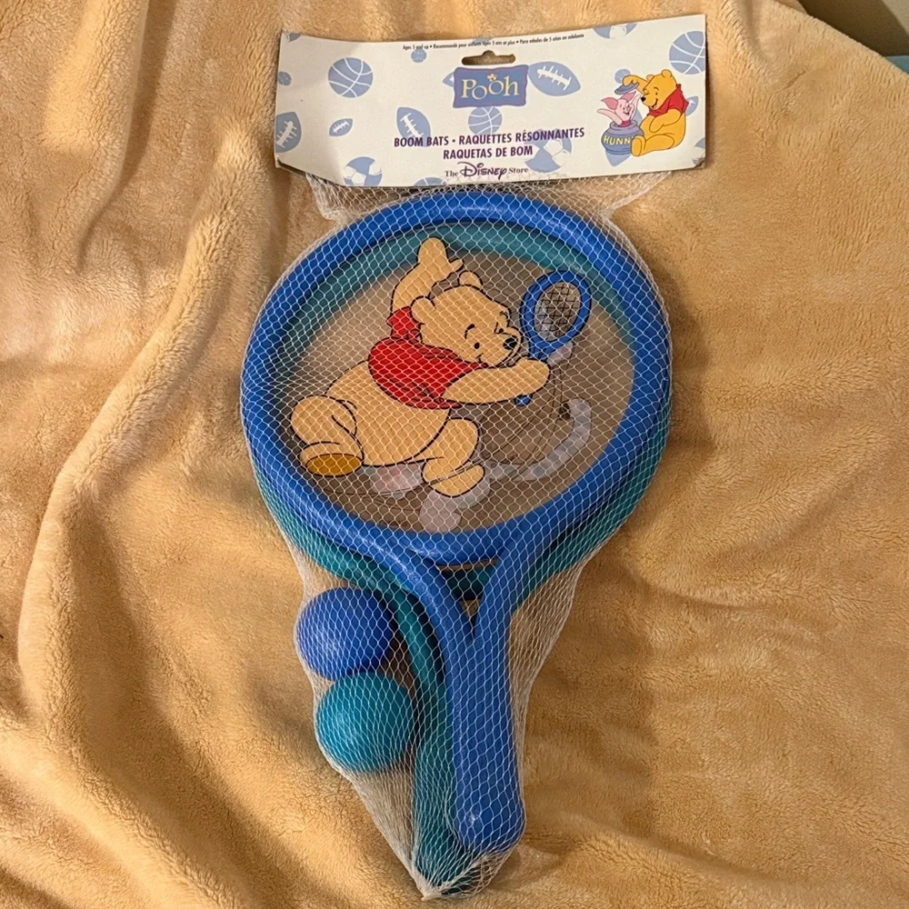 Disney Pooh Boom Bats Set - Blue and Yellow